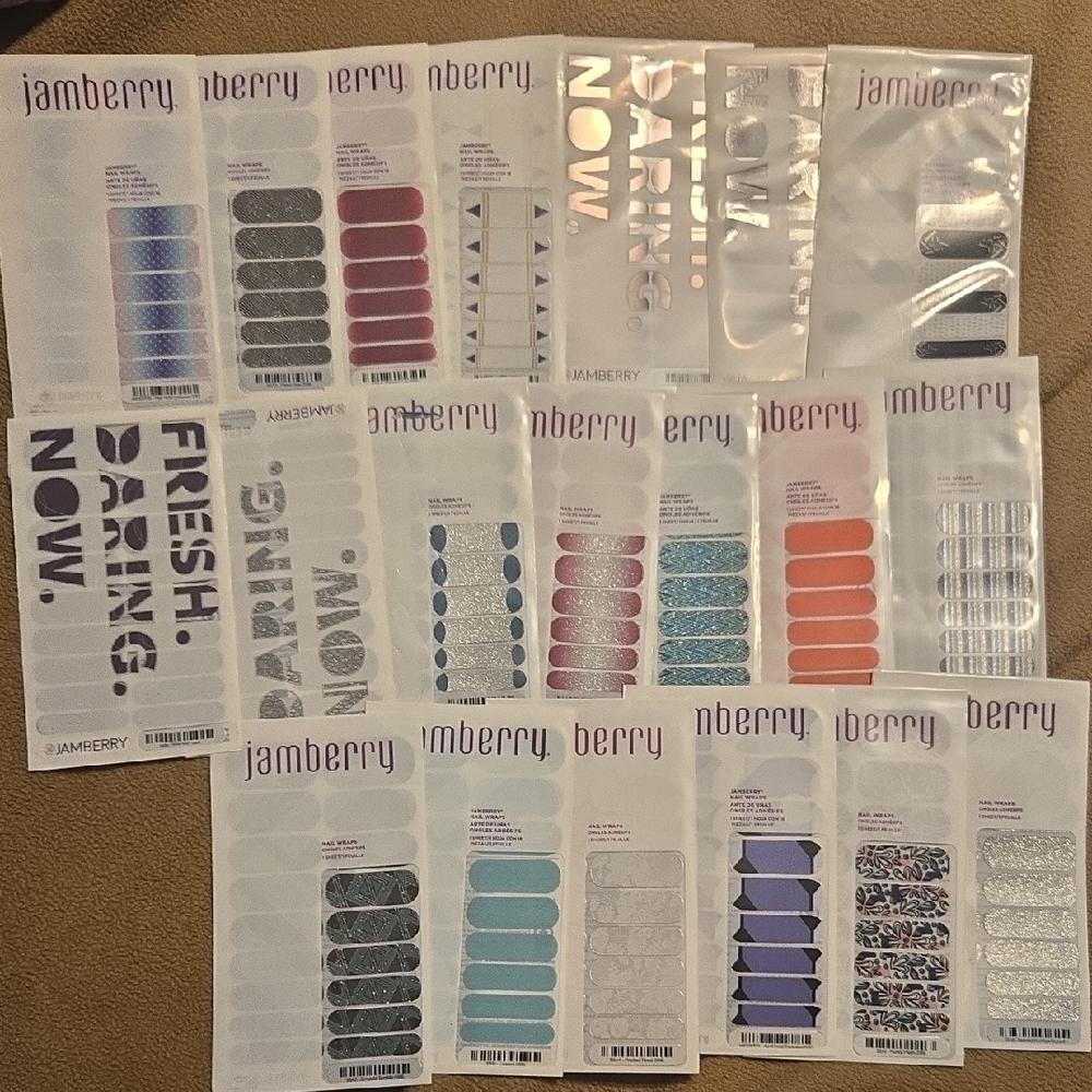 Jamberry Colorful Nail Wrap Collection